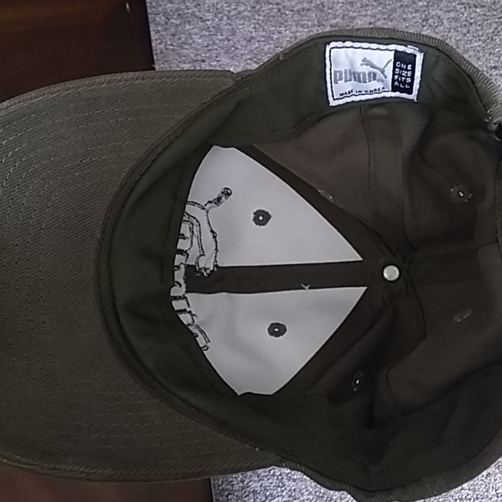 Camo Green Puma Hat - Picture 2 of 3